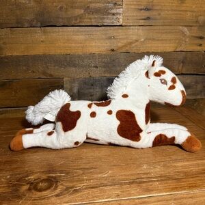 Plush Paint Horse Brown‎ and White